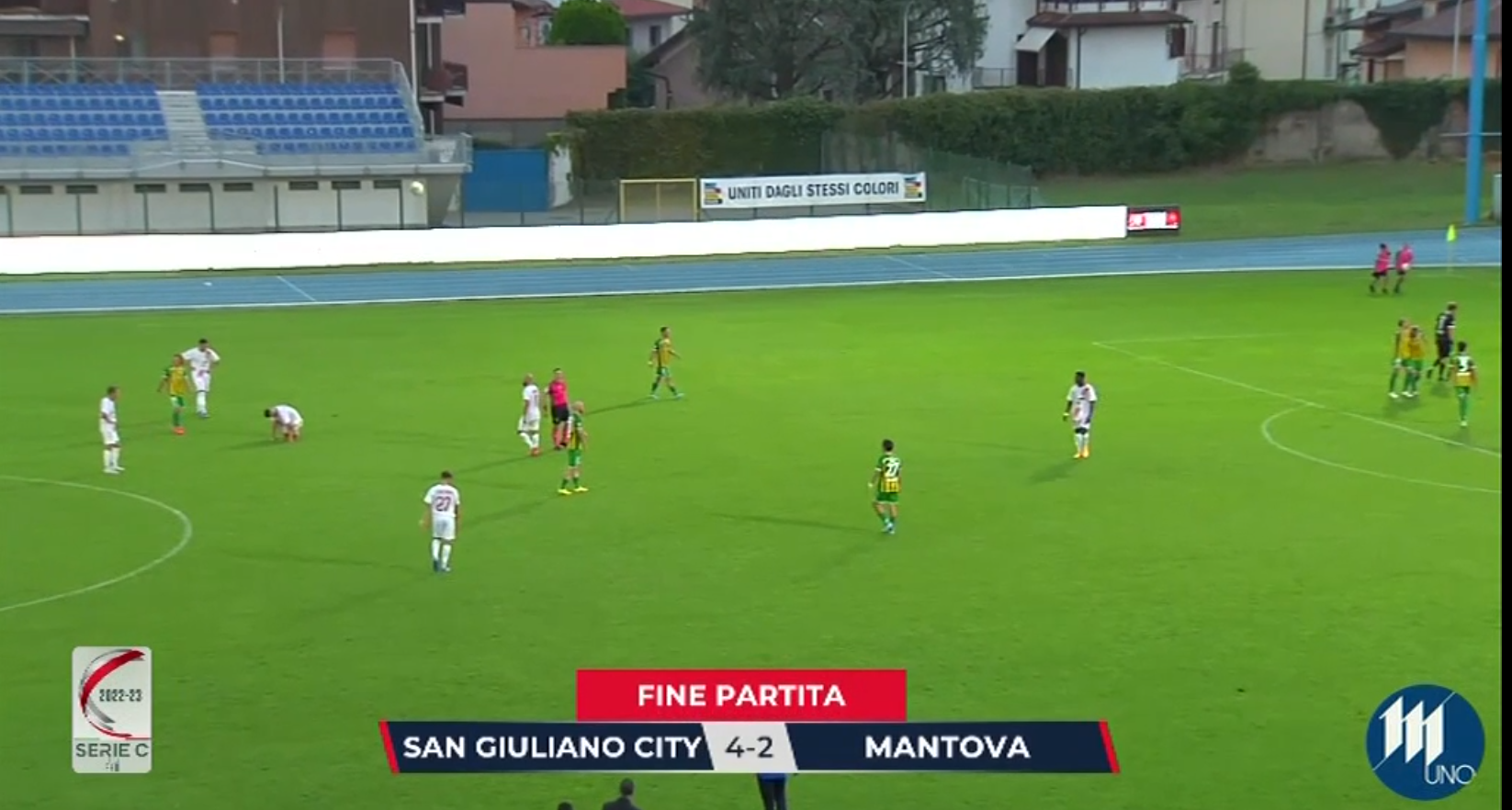 Calcio Serie C Sangiuliano Mantova 4 2 Gli Highlights Mantovauno It