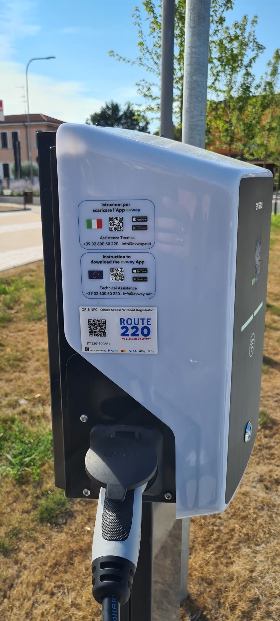 Stazione di ricarica per veicoli elettrici Stampa Discount