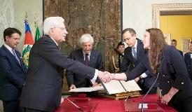 IL NEO MINISTRO LOCATELLI GIURA DAVANTI A MATTARELLA