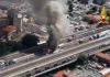 TIR IN FIAMME SU RACCORDO BOLOGNA, UN MORTO
