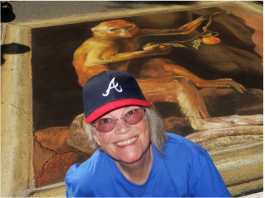Grande ritorno tra i madonnari a Grazie dell’americana Genna Panzarella Grande ritorno a Grazie di Genna Panzarella