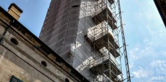 Domani inizia lo smontaggio delle impalcature della Torre della Gabbia Domani inizia lo smontaggio delle impalcature della Torre della Gabbia