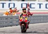 MARQUEZ BEFFA QUARTARARO E VINCE A MISANO, 4^ ROSSI