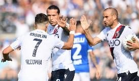 IMPRESA BOLOGNA A BRESCIA, CAGLIARI OK A PARMA, SPAL BATTE LAZIO