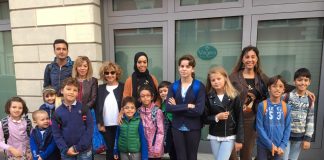 135 bambini per il primo giorno della nuova stagione del Pedibus