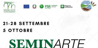 “SeminArte” al mercato contadino laboratorio di “serigrafia agricola”