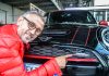 Chef Bruno Barbieri a Mantova ….. ma in veste di autista appassionato di Mini Chef Bruno Barbieri a Mantova ..... ma in veste di autista
