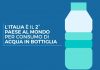 L’ACQUA DEL RUBINETTO E’ OTTIMA MA IN ITALIA SI PREFERISCE LA BOTTIGLIA