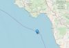 TRE SCOSSE DI TERREMOTO AL LARGO DELLA CALABRIA, LA PIÙ FORTE DI 4.4