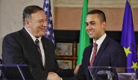 ITALIA-USA, DAZI E LIBIA AL CENTRO DEL COLLOQUIO DI MAIO-POMPEO