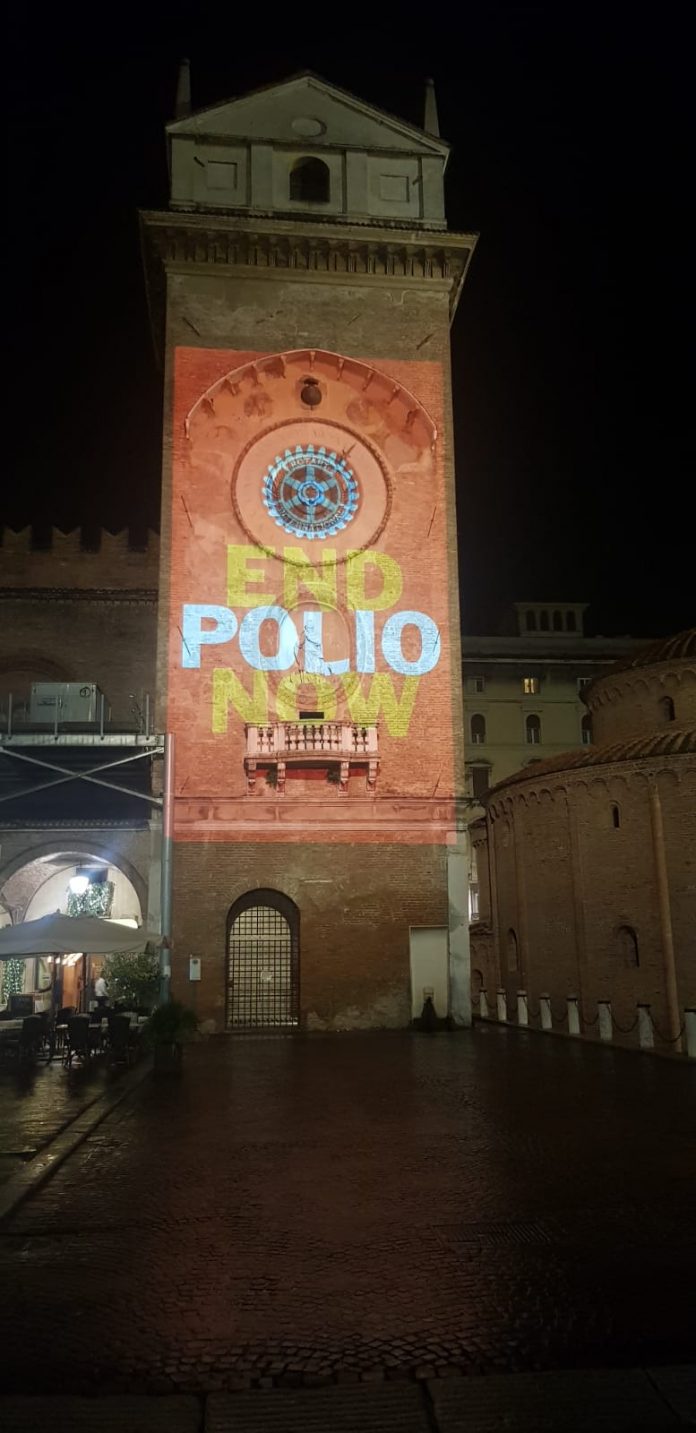 End Polio Now illumina la Torre dell'Orologio