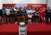 Rugby Peroni Top12 – Il capitano del Viadana Denti al vernissage del campionato