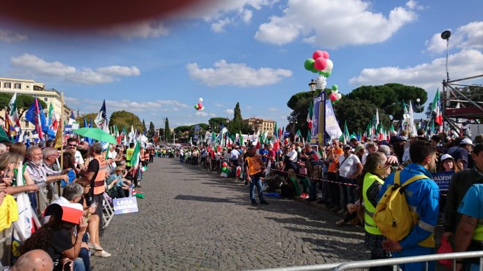 Centrodestra in Piazza a Roma per mandare a casa il governo Conte 2. In più di 150 da Mantova