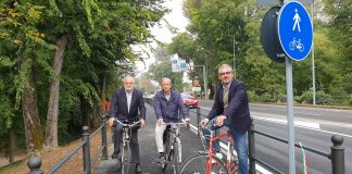 Via Rea più sicura: taglio del nastro per la la nuova pista ciclabile