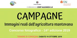 Ultimi giorni per partecipare al concorso fotografico “Campagne 2019”. Il termine è il 19 ottobre 2019