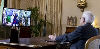 MATTARELLA A PARMITANO “DAGLI ASTRONAUTI UN MESSAGGIO DI PACE”