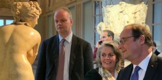 HOLLANDE IN VISITA AGLI UFFIZI