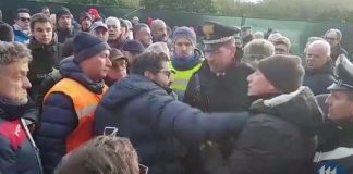 Calcio Serie D – Mantova, nervi tesi a fine gara tra Righi e un tifoso biancorosso. Interviene Masiello