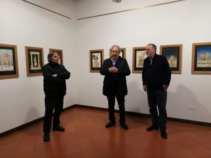Inaugurata la mostra “Tarocchi, da Giulio Romano” con i dipinti di Giuseppe Billoni