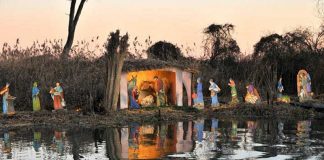 Presepe di Rivalta, a mezzanotte la suggestiva fiaccolata sul Mincio
