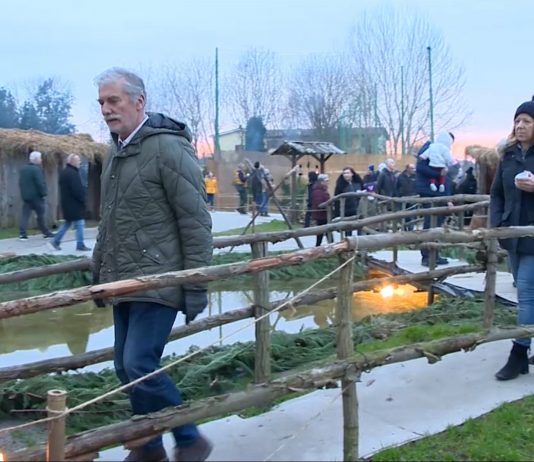 San Biagio, 350 figuranti al presepe vivente. Tra i visitatori anche il Vescovo Busca