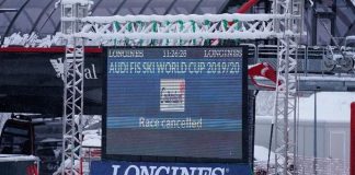 NEVICA IN VAL D’ISÈRE, SALTA LA DISCESA LIBERA DI SCI ALPINO