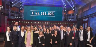TELETHON, NEL 2019 RACCOLTI 45 MILIONI PER LA RICERCA