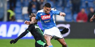 IL NAPOLI BATTE IL SASSUOLO IN EXTREMIS