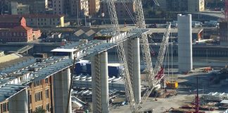 PONTE GENOVA, VARATO IL QUINTO IMPALCATO