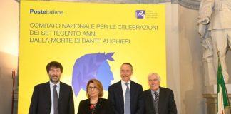 POSTE SOSTIENE LE CELEBRAZIONI PER I 700 ANNI DI DANTE ALIGHIERI