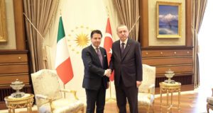 LIBIA, CONTE INCONTRA ERDOGAN “CESSATE IL FUOCO SIA PERMANENTE”