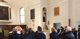 Polizie locali riunite a Cerese per la messa di San Sebastiano