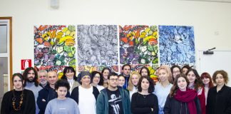 La mensa dell’ospedale di Mantova si colora grazie agli studenti del Liceo Artistico