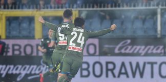 Il Napoli batte la Sampdoria 4-2 a Marassi