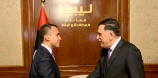 Di Maio incontra Sarraj “Lavoriamo per un cessate il fuoco permanente”