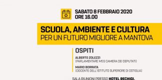 Ambiente e scuola a Mantova: 8 febbraio incontro pubblico organizzato dal M5S