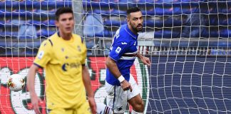 Doppietta Quagliarella, la Samp batte 2-1 in rimonta il Verona