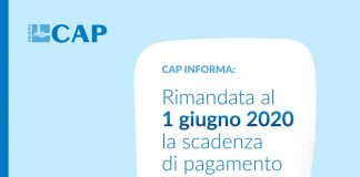 Milano, scadenza bollette CAP nella citta’ metropolitana slitta a giugno
