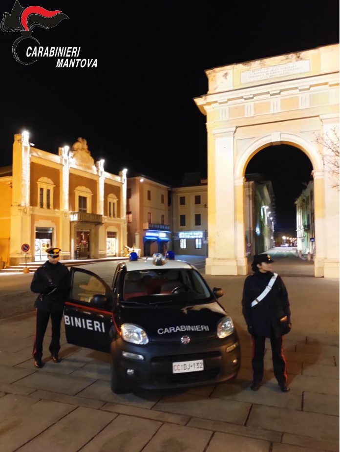 Sul posto i carabineri di Viadana