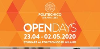 Politecnico di Milano, dal 23 aprile al 2 maggio gli Open Days virtuali