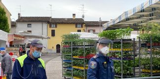 Il ritorno del mercato a Volta supera la prova. A vigilare la Polizia Locale impegnata anche con i pattugliamenti anti-covid Il ritorno del mercato a Volta supera la prova. A vigilare la Polizia Locale impegnata anche con i pattugliamenti anti-covid