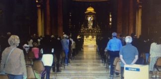 Banco di prova superato nelle chiese mantovane per la prima domenica con le messe di popolo. Pochi gli anziani prima messa domenicale fase2