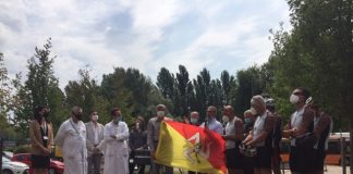 Dalla Sicilia a Mantova per ringraziare chi ha combattuto il Covid: entusiasmo per i medici ciclisti al Poma