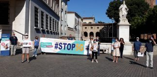 Mantova Viva è scesa in piazza contro il 5G