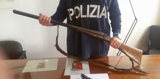 Porto d’armi: sequestrati 5 fucili, 5 pistole, una carabina e centinaia di munizioni