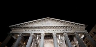 Roma, nuova illuminazione artistica per il Pantheon