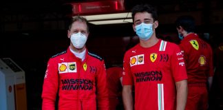 Gp Stiria, le Ferrari si toccano ritirati Vettel e Leclerc