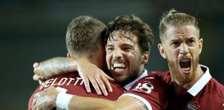 Calcio: Lazio vince e agguanta l’Atalanta, pari Roma e Toro salvo