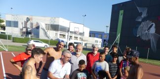 Inaugurati a Lunetta il nuovo campo da basket e l’area giochi per i bimbi