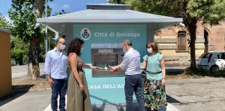A Gonzaga una nuova casetta dell’acqua